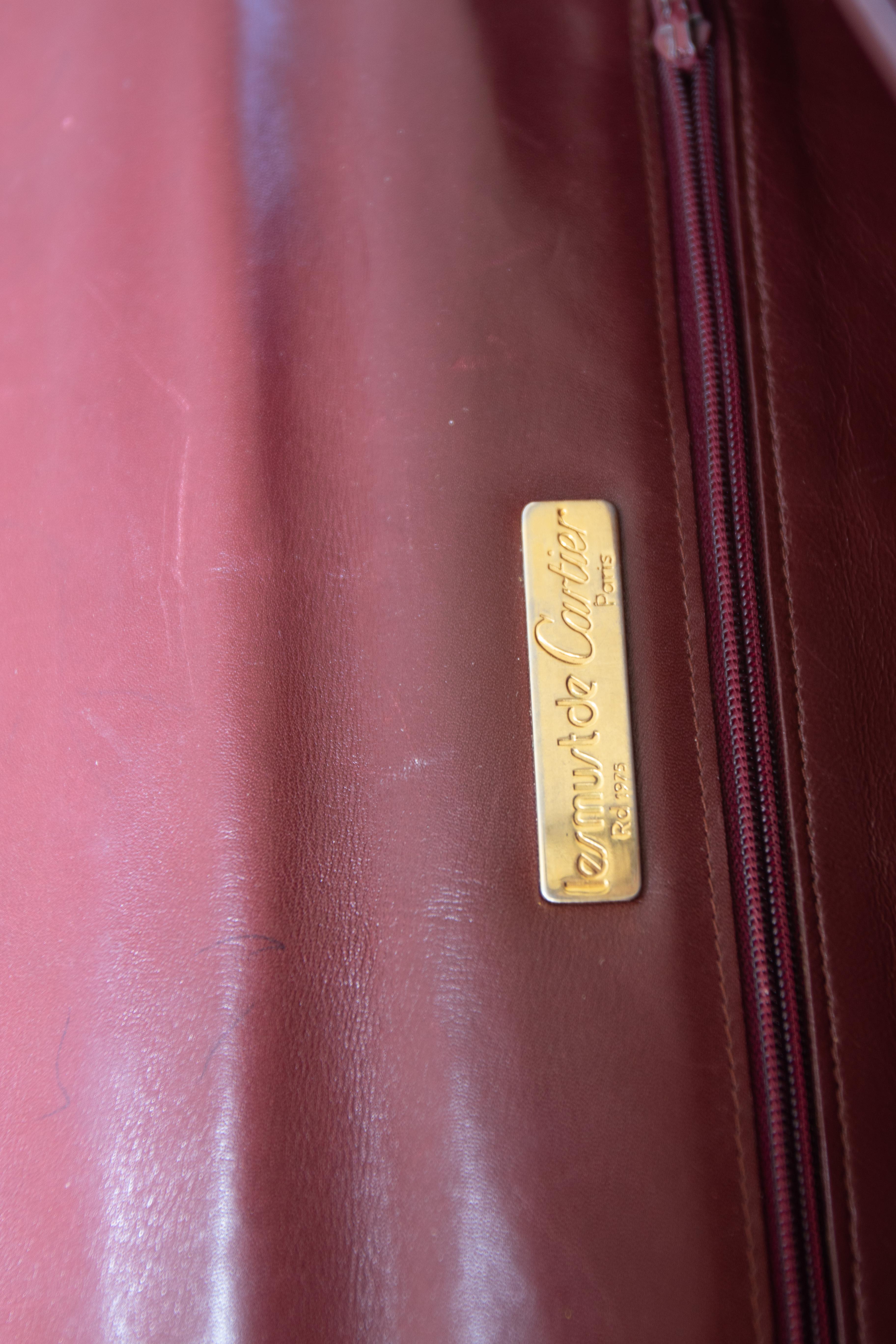Vintage Leather Clutch Bag 