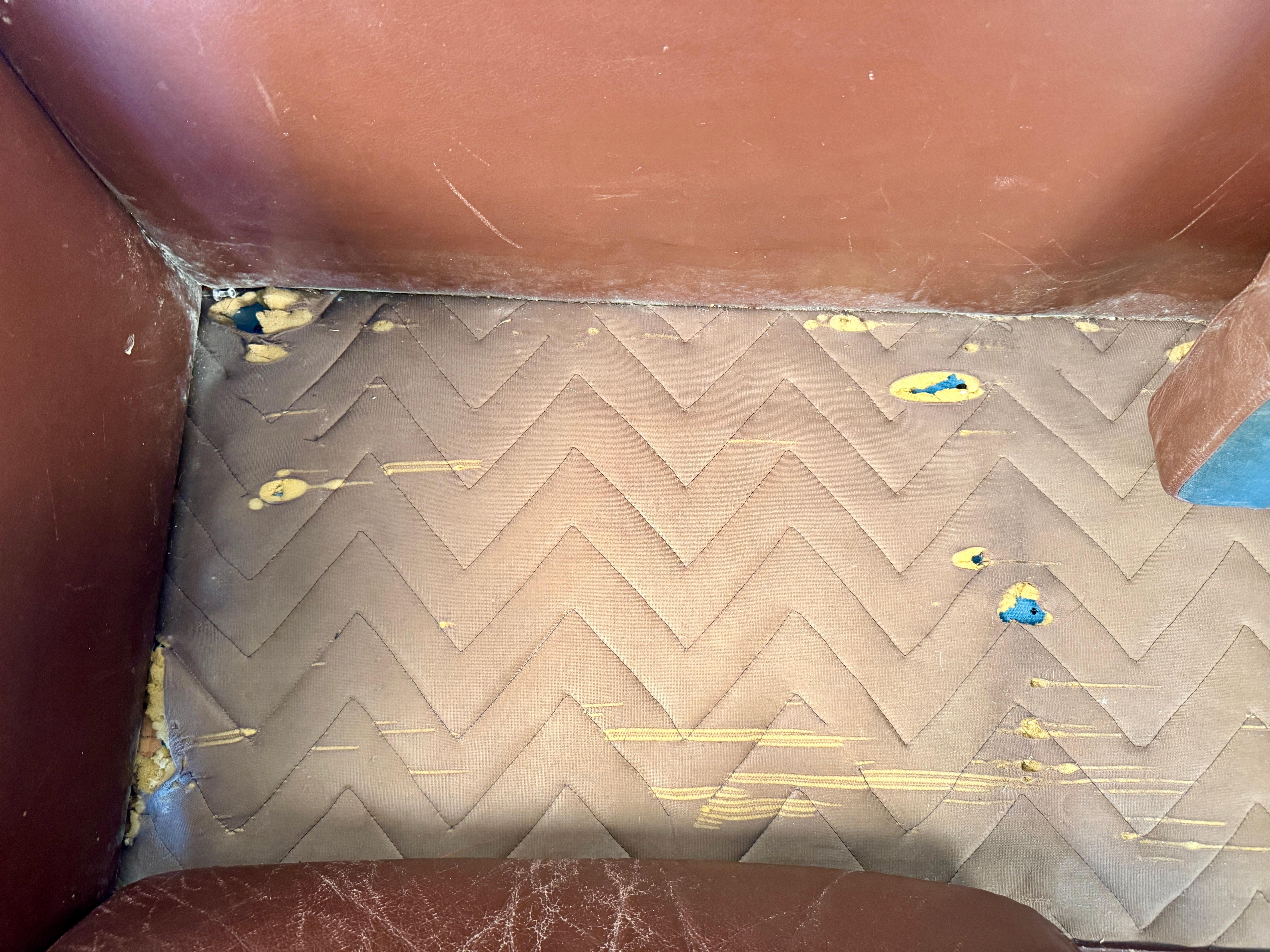 Vintage Leather Couch by Faarup Mobelfabrik For Sale 5