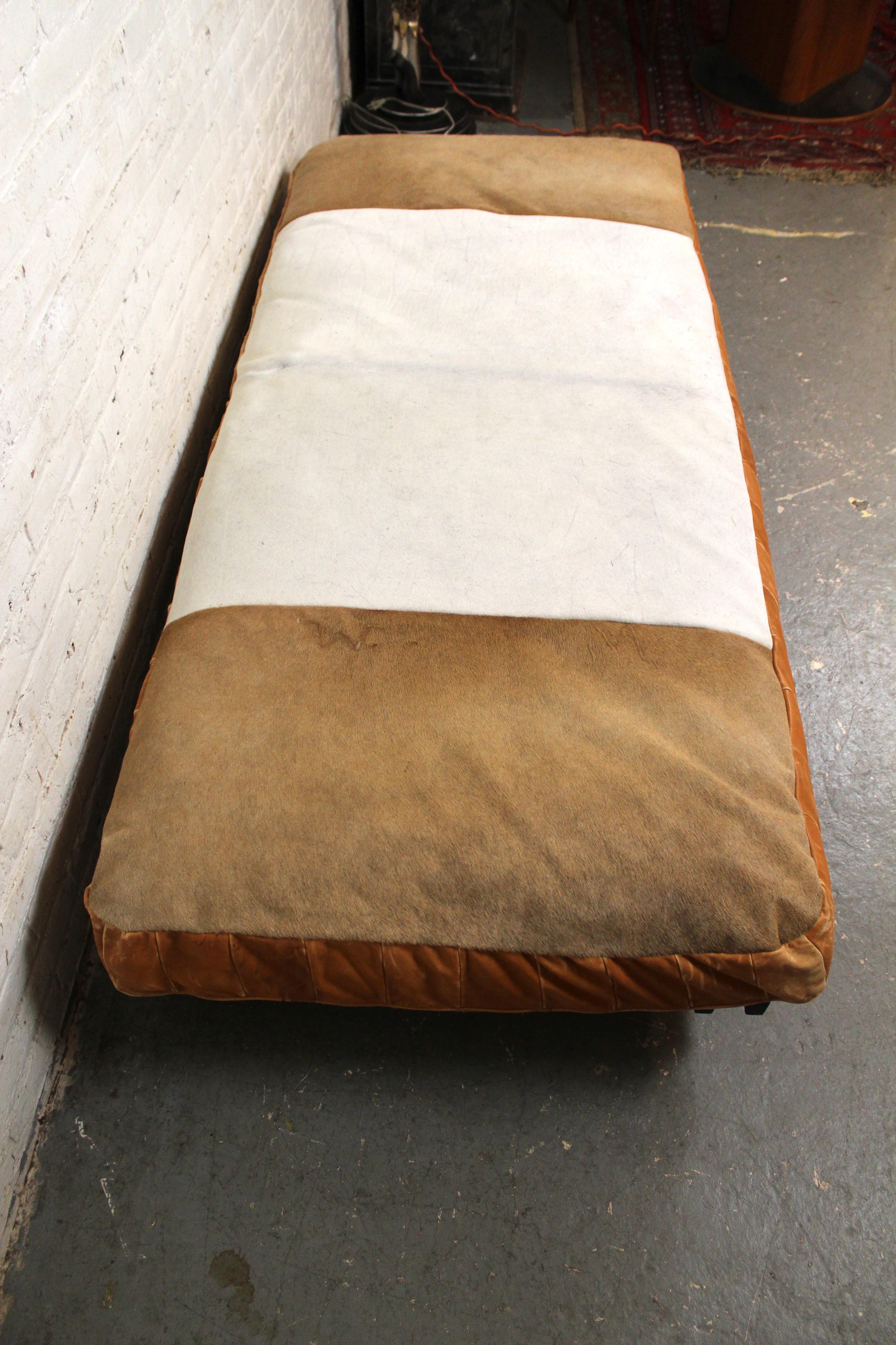 Vintage Leder & Rindsleder de Sede DS-80 Daybed im Angebot 6