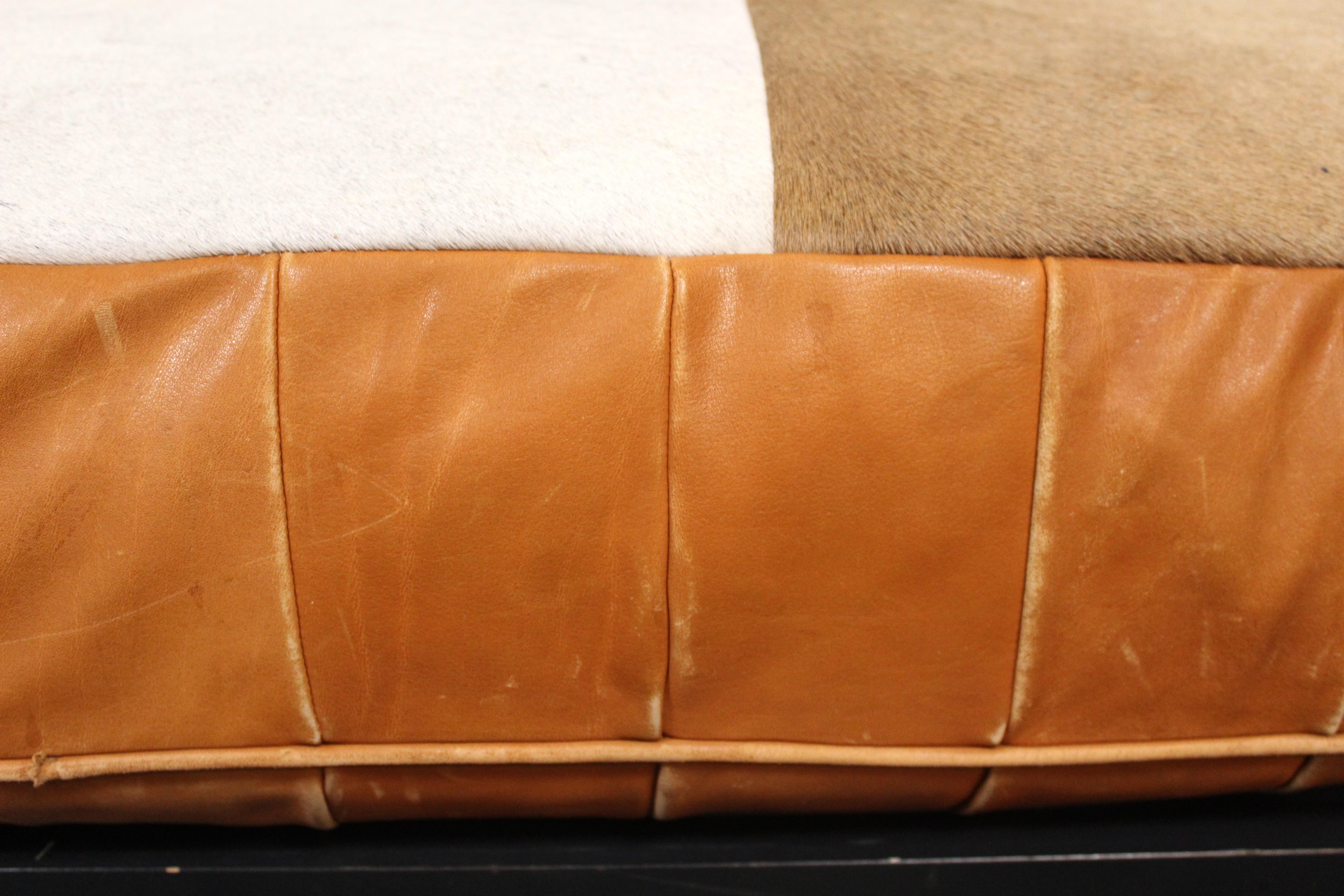 Vintage Leder & Rindsleder de Sede DS-80 Daybed im Angebot 10