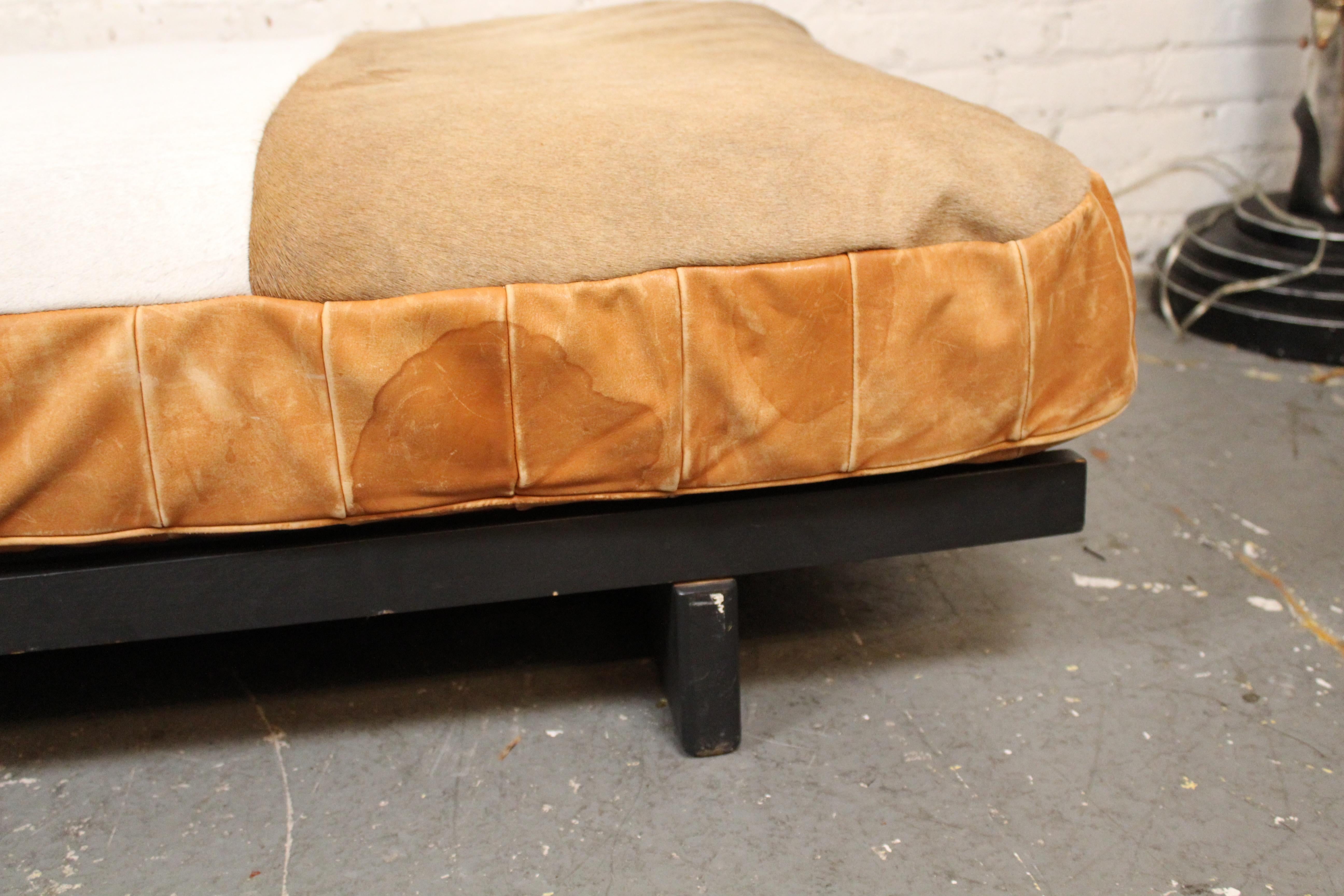 Vintage Leder & Rindsleder de Sede DS-80 Daybed im Angebot 12