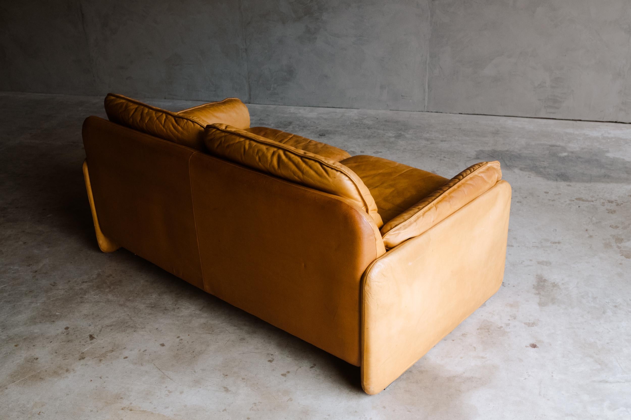 Late 20th Century Vintage Leather De Sede Sofa from Switzerland, Circa 1970