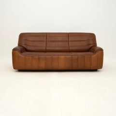 Vintage Leder DS 84 Sofa aus Leder von De Sede, Vintage