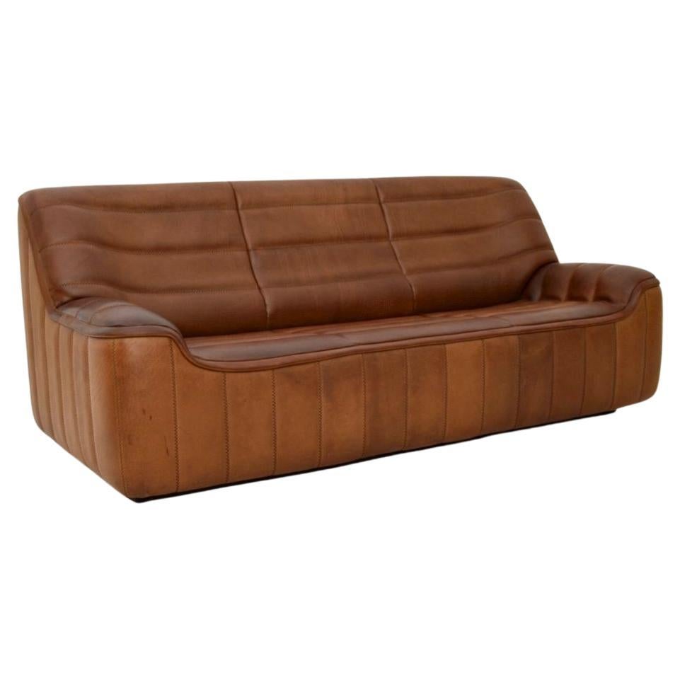 Vintage Leather DS 84 Sofa by De Sede