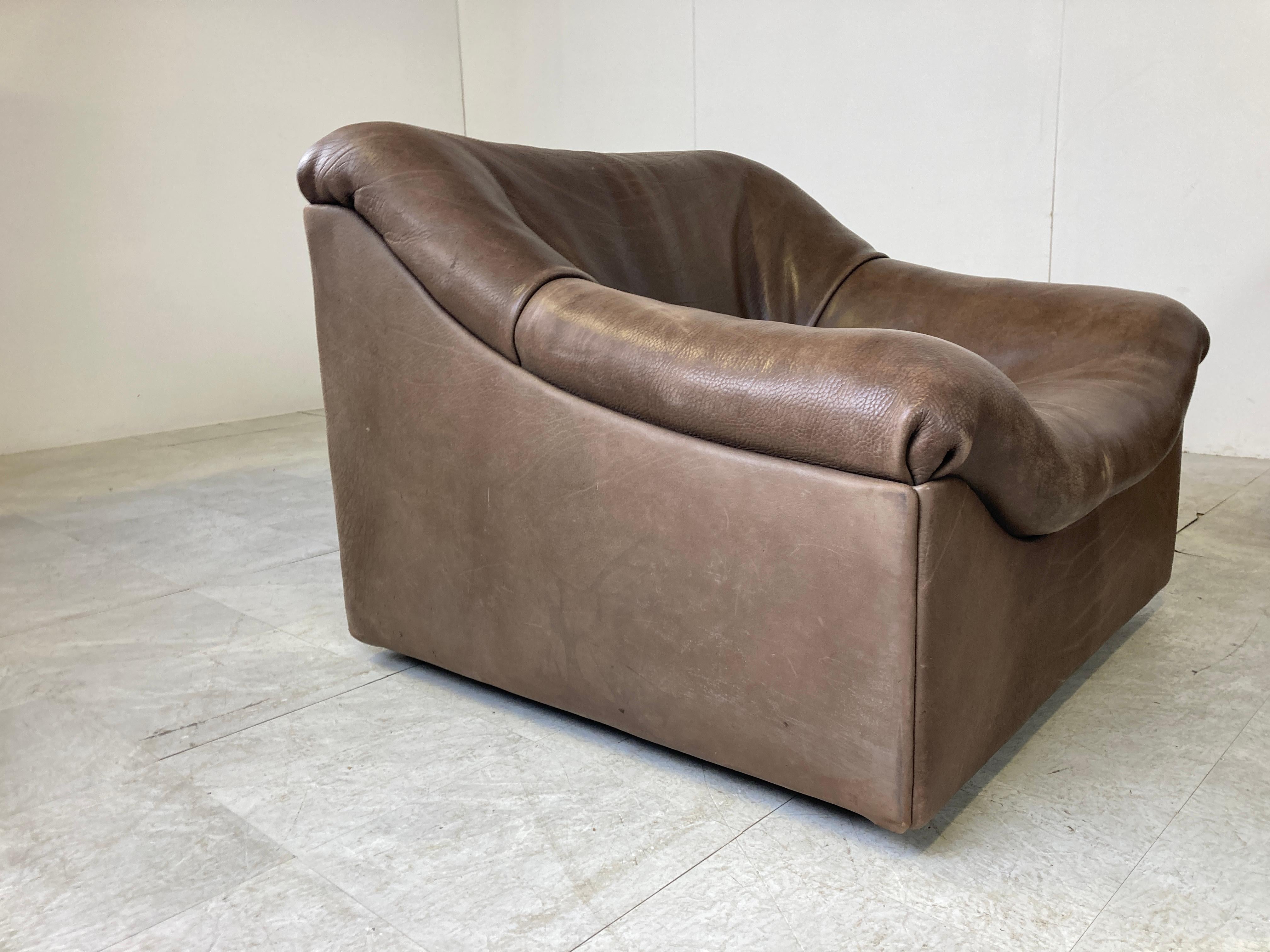 Vintage Leather Ds46 Modular Sofa by De Sede, 1970s 2