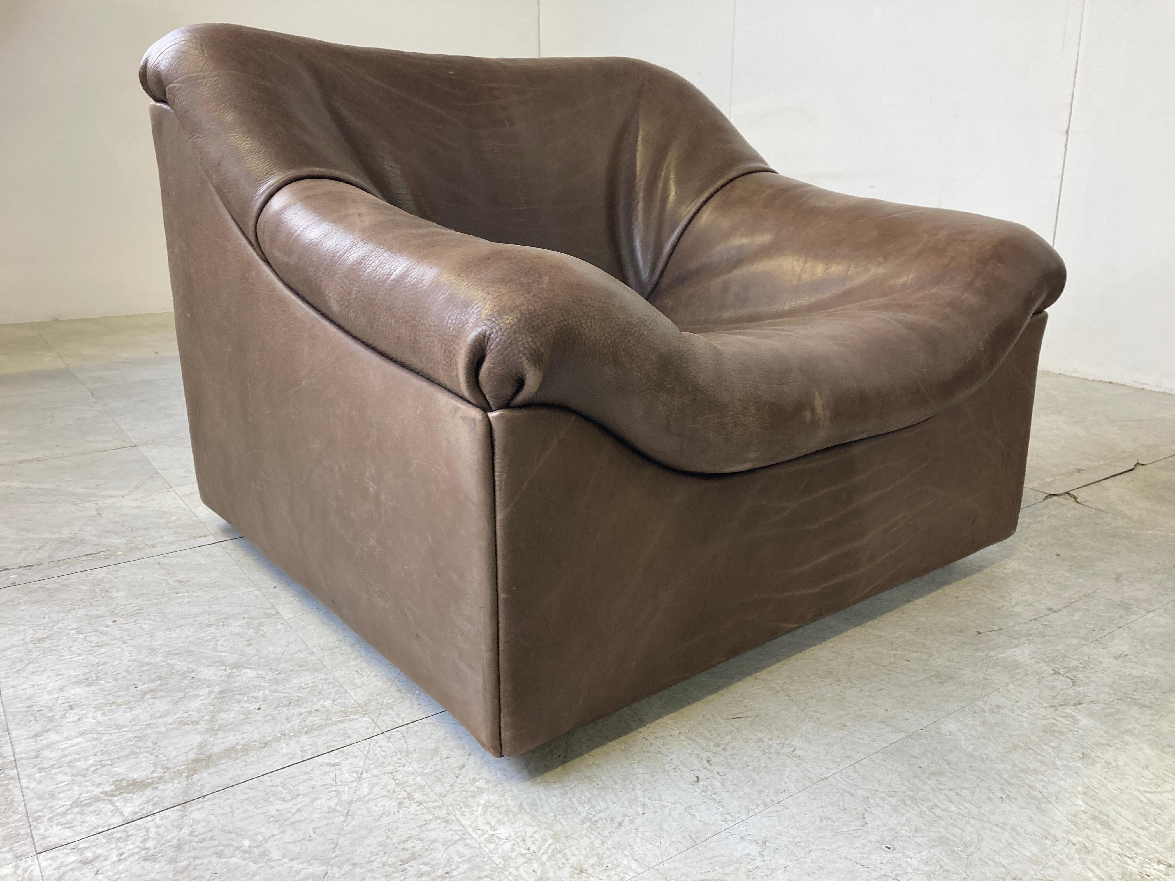 Vintage Leather Ds46 Modular Sofa by De Sede, 1970s 3