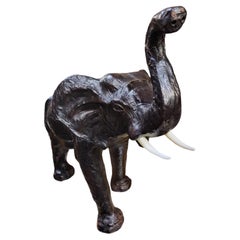 Elefante in pelle vintage