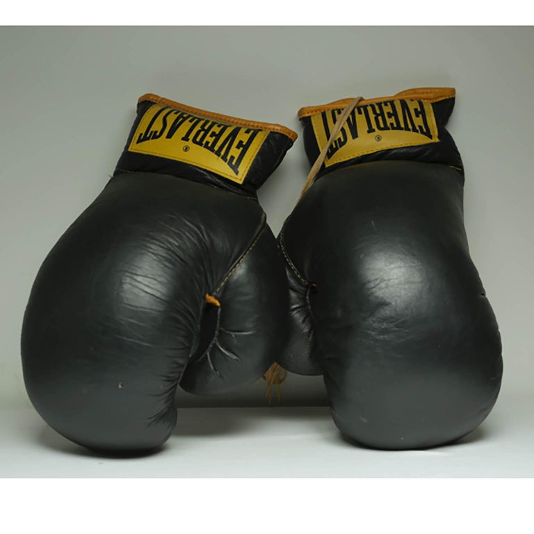 Vintage Leather Everlast Boxing Gloves, circa 1960s at 1stDibs