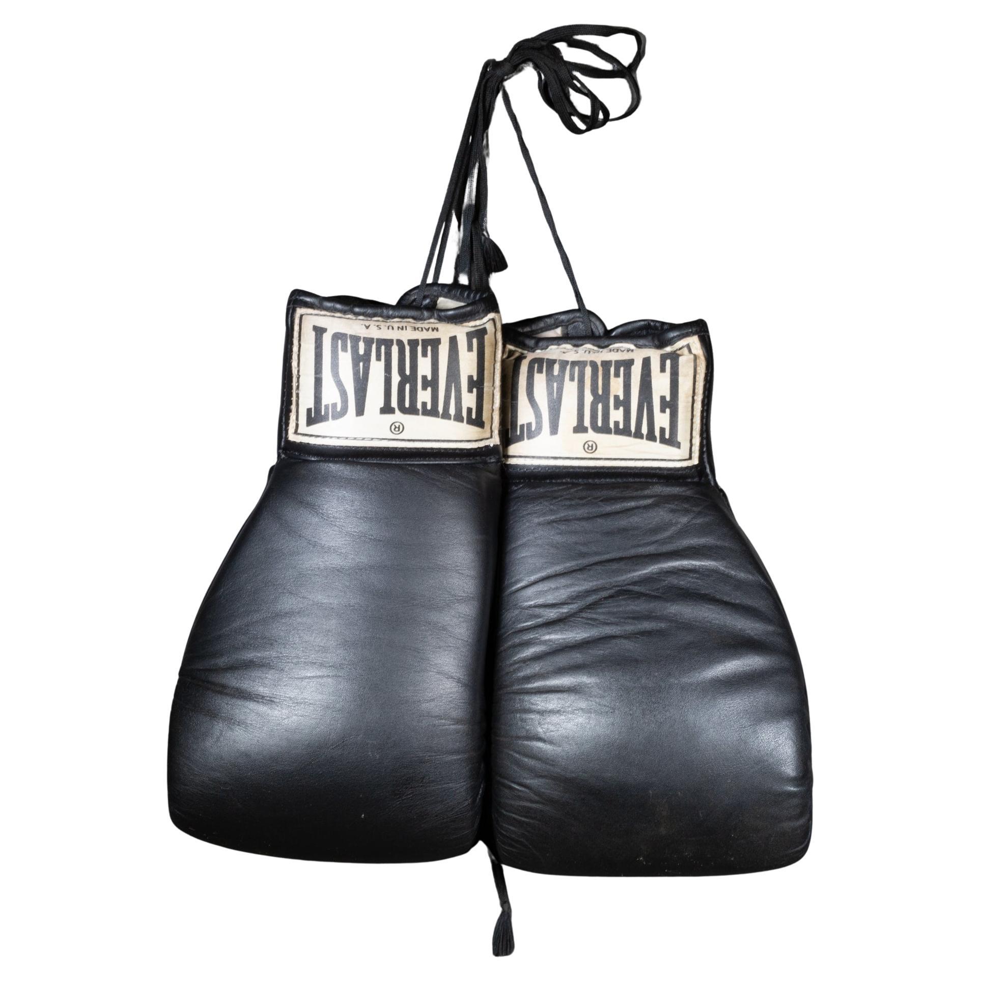 Guantoni da boxe da allenamento Everlast in pelle vintage