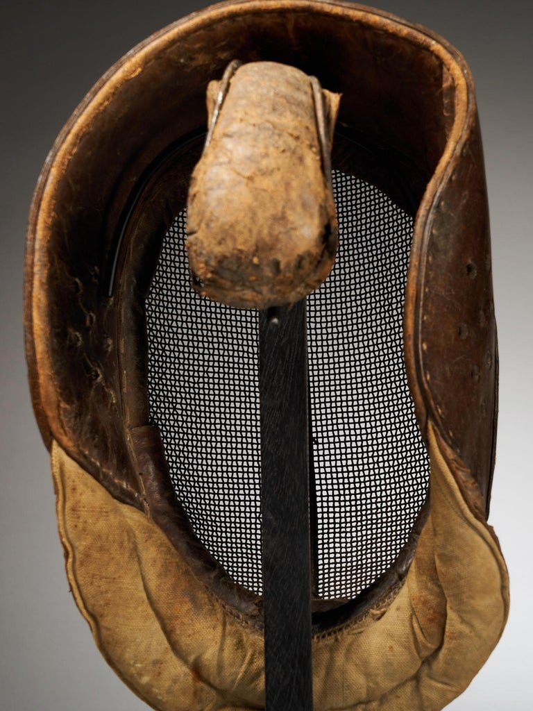 Vintage Leather Fencing Mask at 1stDibs old fencing mask, antique