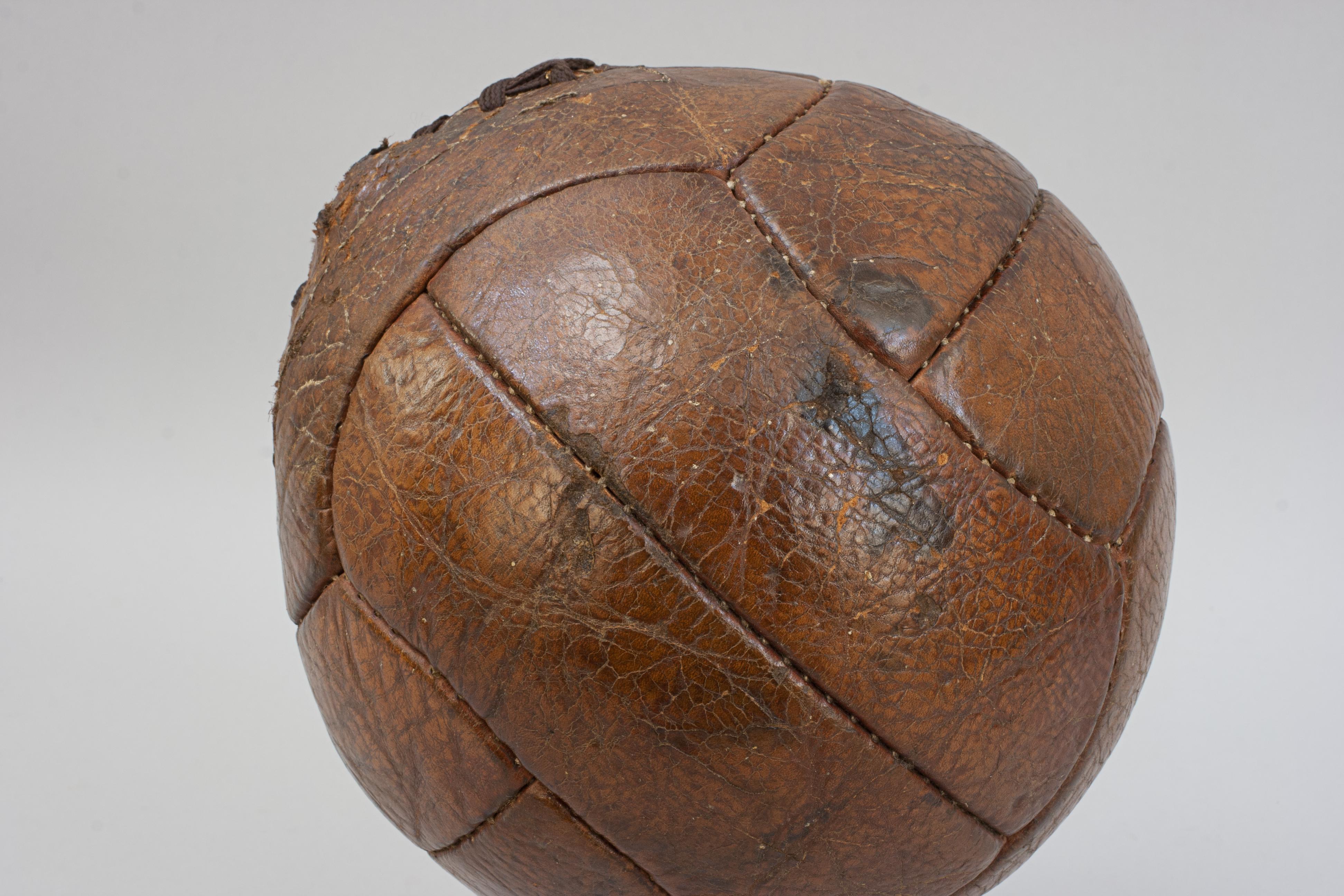 Vintage Leder Fußball im Angebot 5