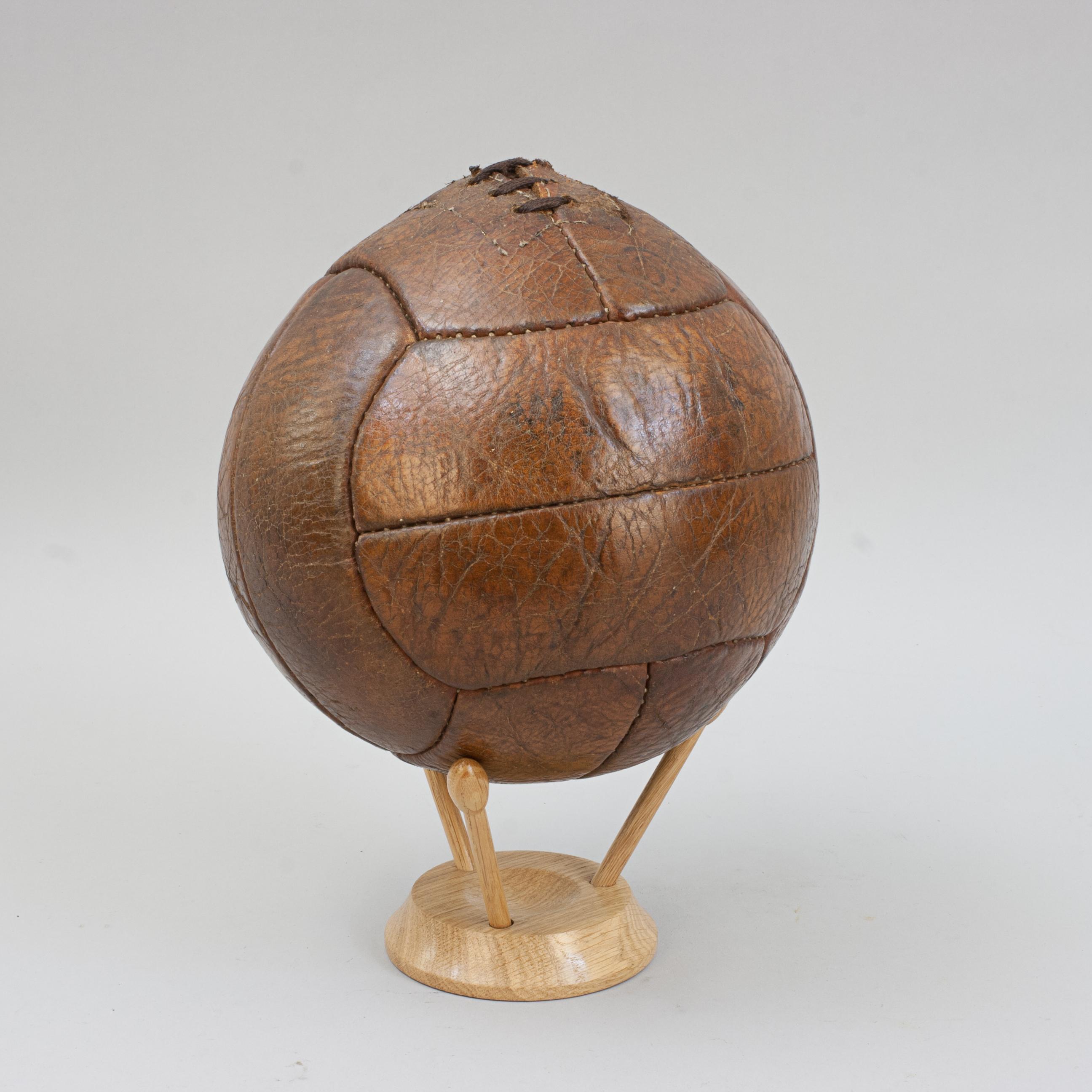 Vintage Leder Fußball im Angebot 6