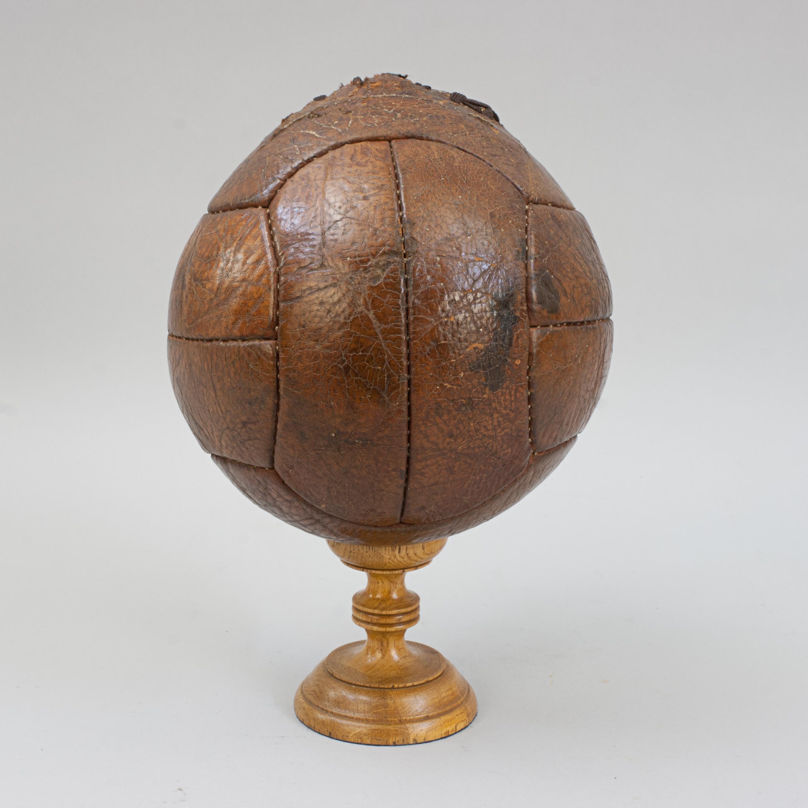 Vintage Leder Fußball (Unbekannt) im Angebot