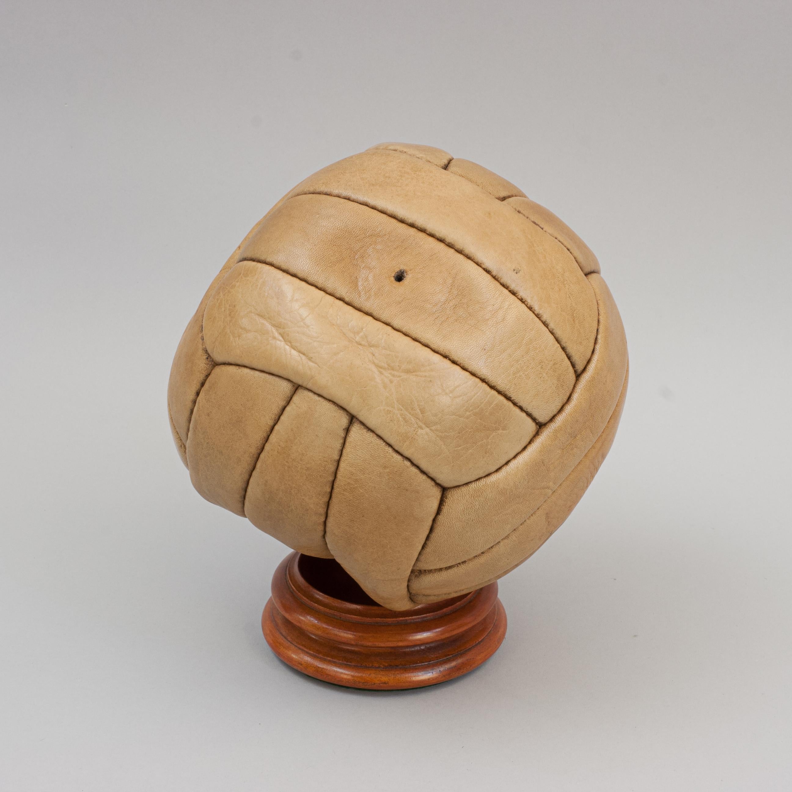 English Vintage Leather Football For Sale