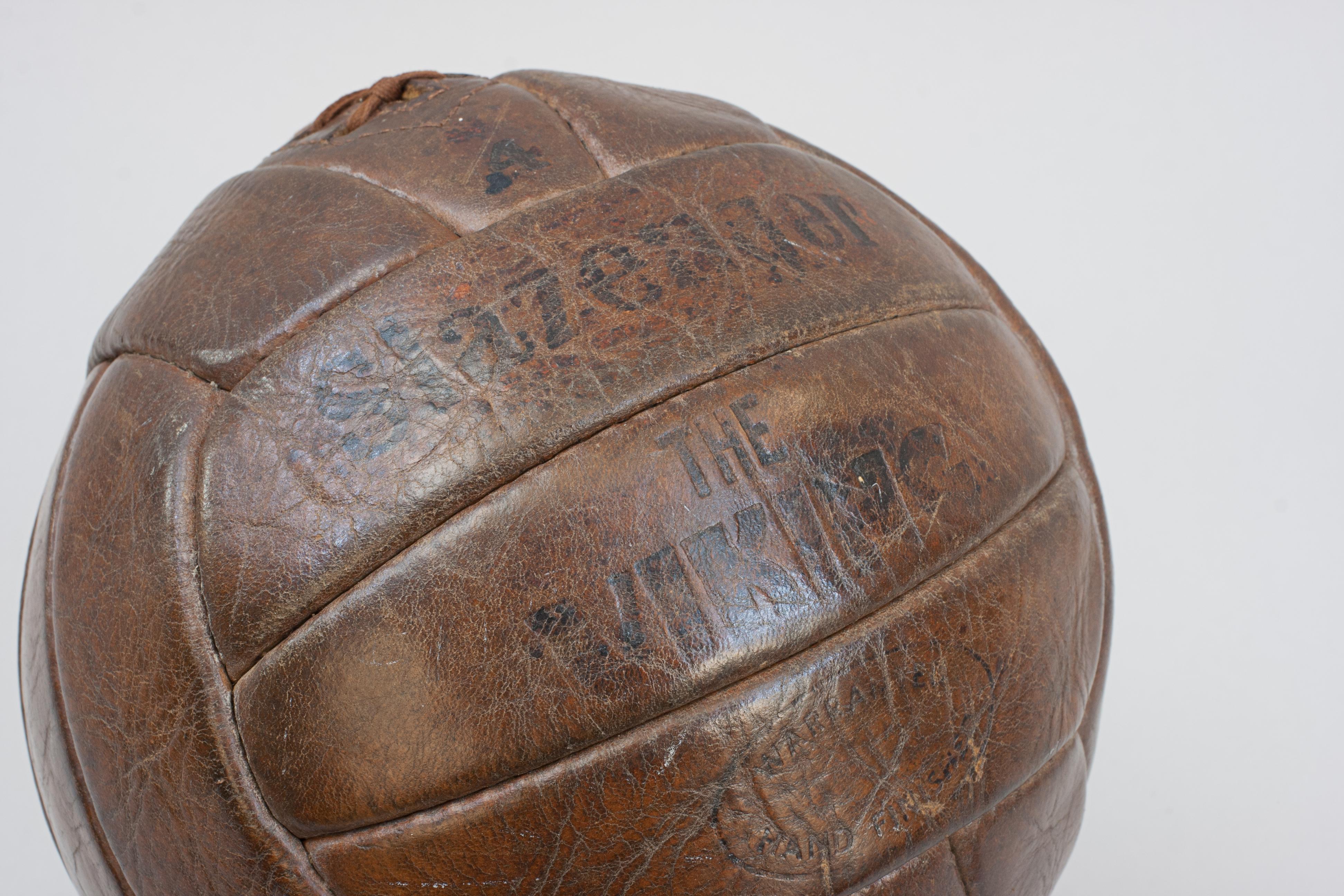 Vintage Leather Football For Sale 1