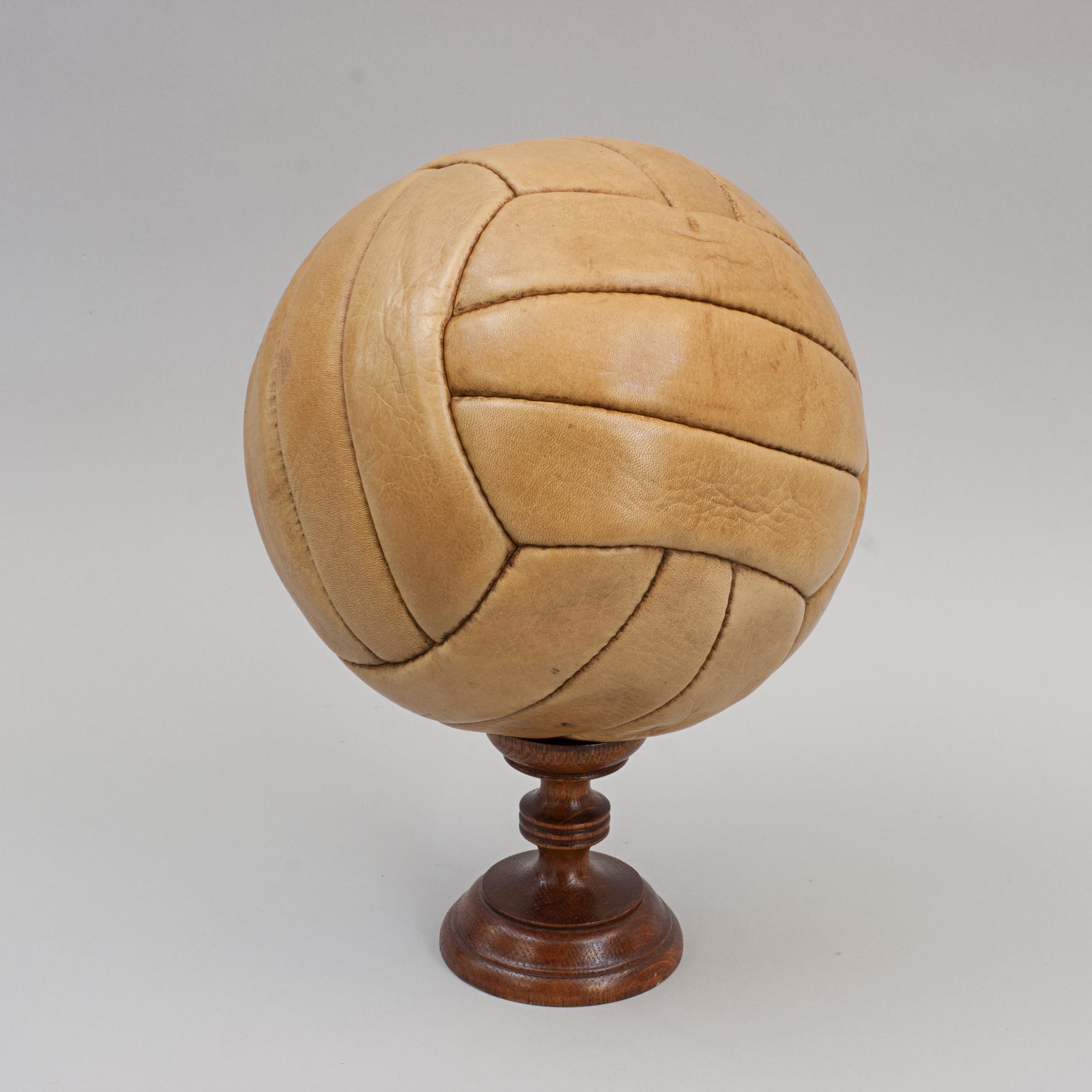 Vintage Leather Football In Good Condition For Sale In Oxfordshire, GB