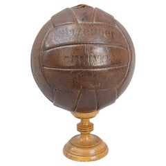 Fútbol de cuero vintage