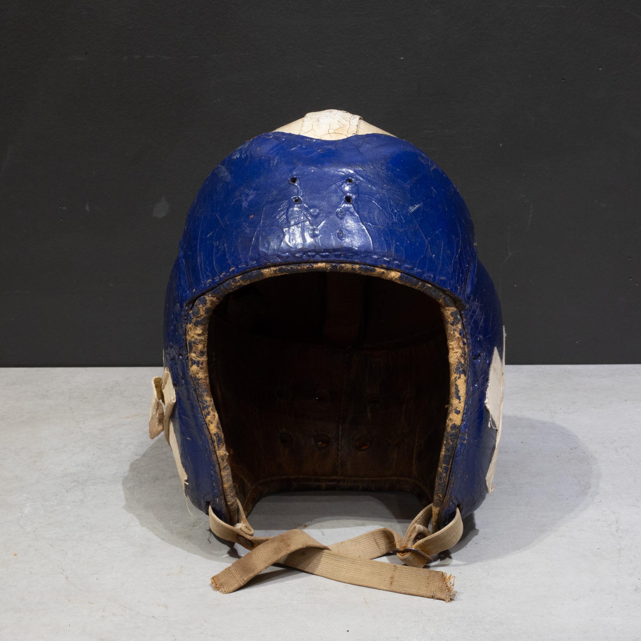 Vintage-Football Helm aus Leder, ca. 1940 im Angebot 1