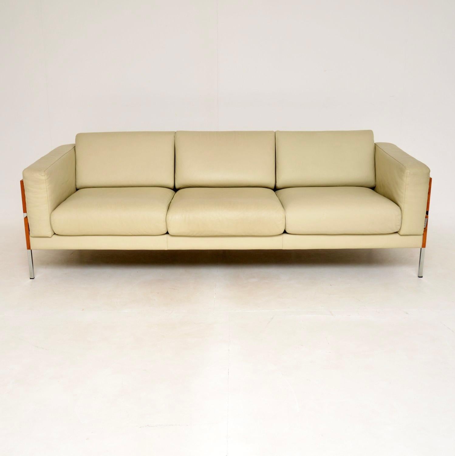 Vintage Leather Forum Sofa by Robin Day for Habitat at 1stDibs robin