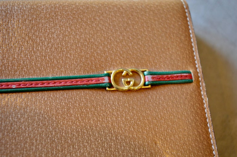 Vintage Leather Gucci Notepad For Sale at 1stDibs