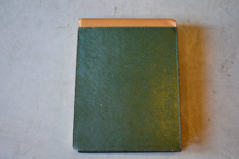 Vintage Leather Gucci Notepad For Sale at 1stDibs