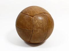 Vintage Leather Gym Ball by Gala, 1930s