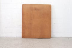 Vintage Leather Gym Mat with Wheels, Mid-Century Modern, 1970s