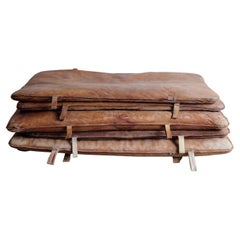 Vintage Leather Gymnastics Mat