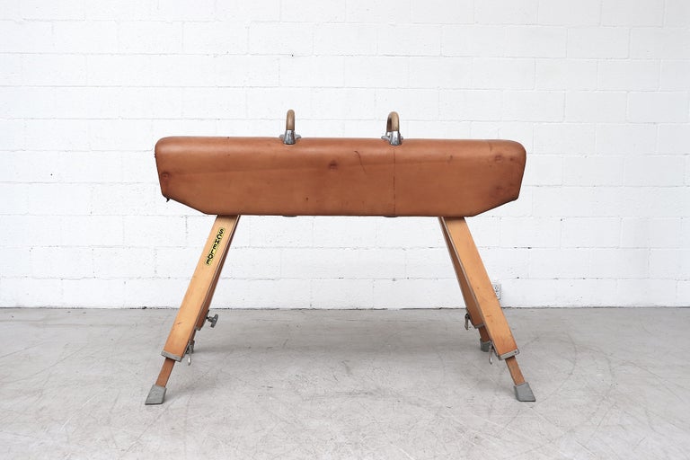 Vintage Leather Gymnastics Vault at 1stDibs