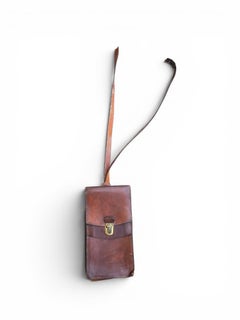 Vintage Leather Hunting Bag, 1950s