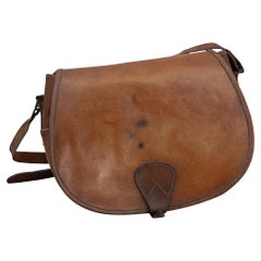 Vintage Leather Hunting, Shooting Cartridge Bag.