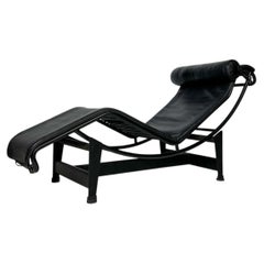 LC4-Chaiselongue aus Vintage-Leder von Le Corbusier & Charlotte Perriand – Cassina
