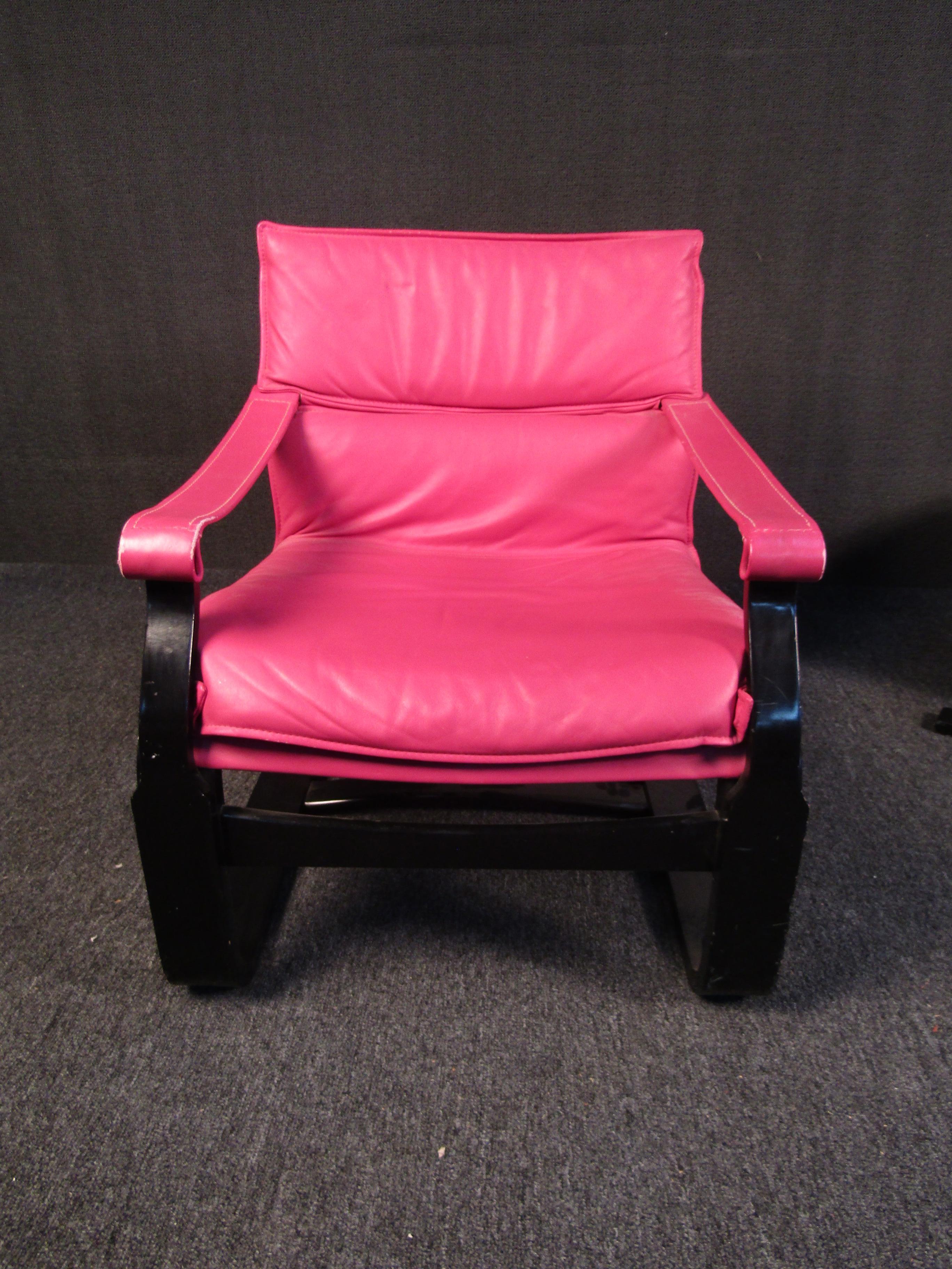 chaise longue cuir vintage