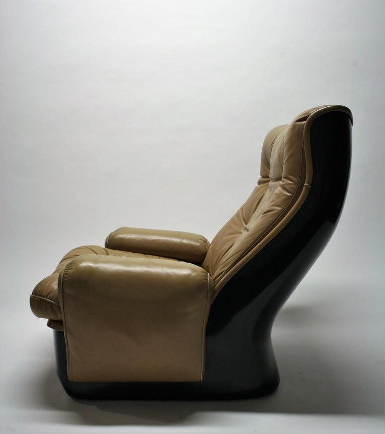 Vintage Leather Lounge Chair by Airborne International ...