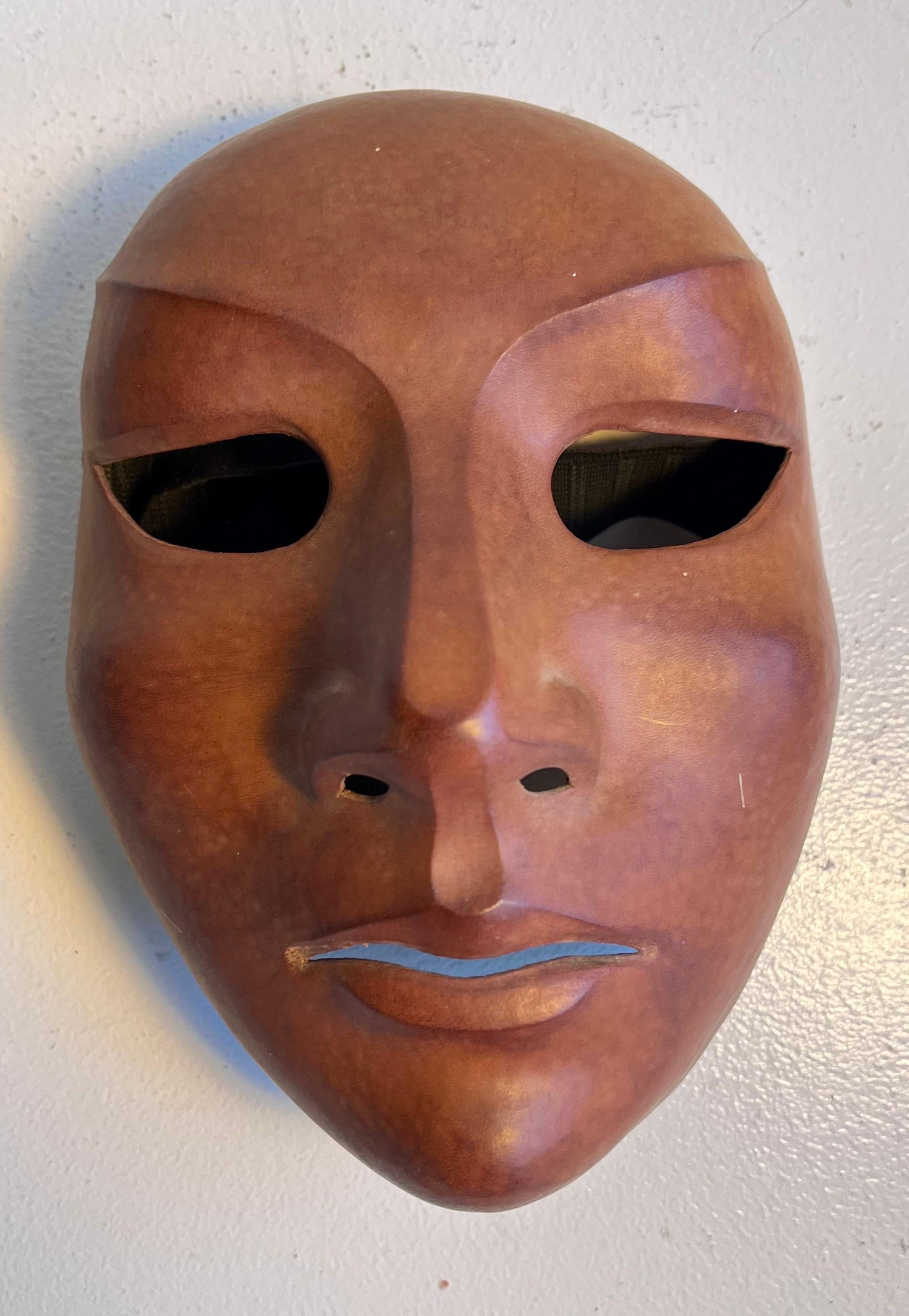 Vintage Leather Mask For Sale 10