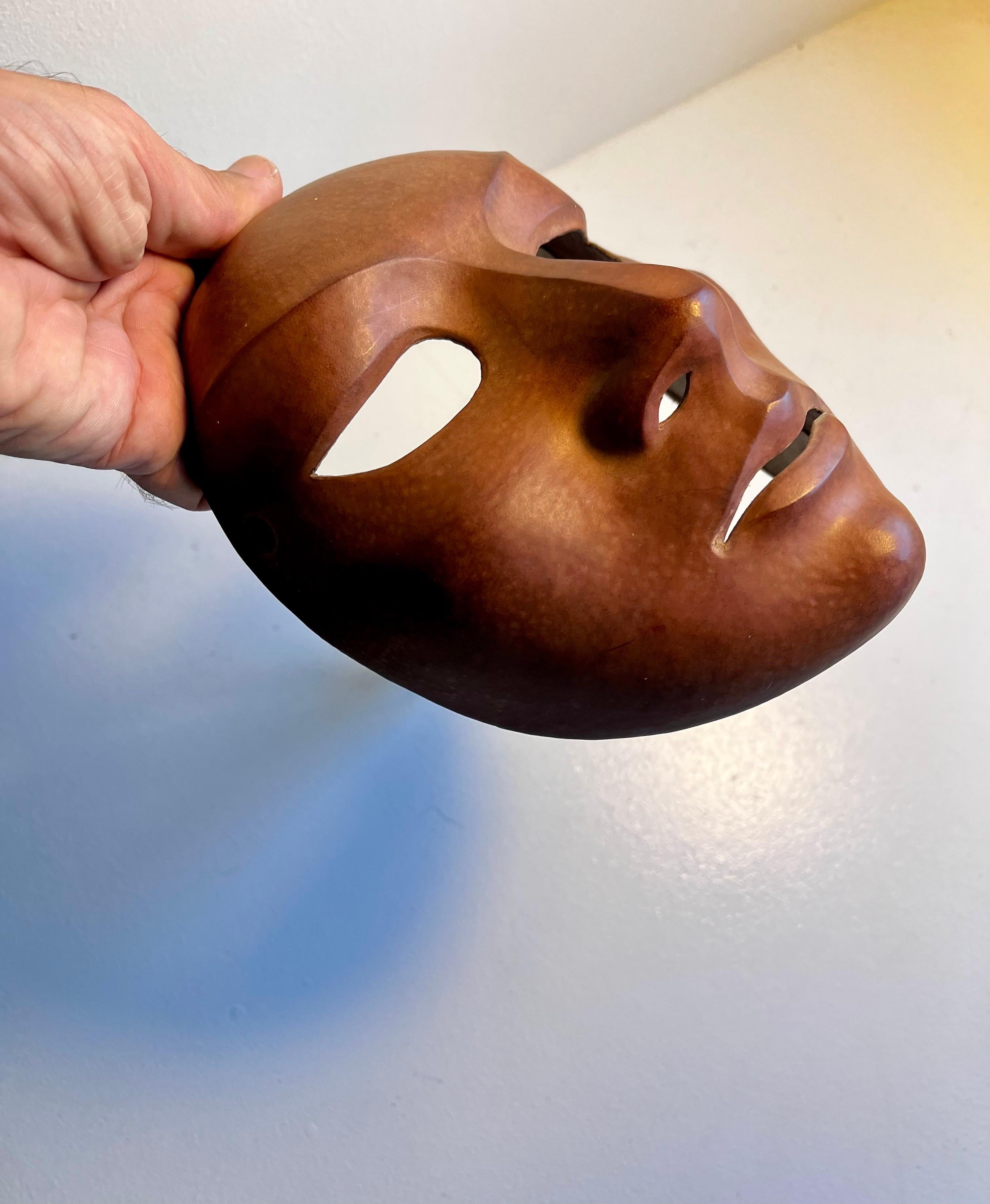 Vintage Leather Mask For Sale 1