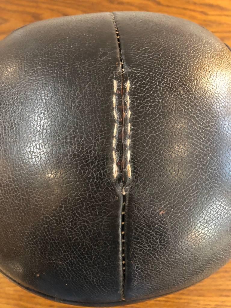 Vintage Leather Medicine Ball, 1940s 2