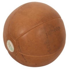 Retro Leather Medicine Ball