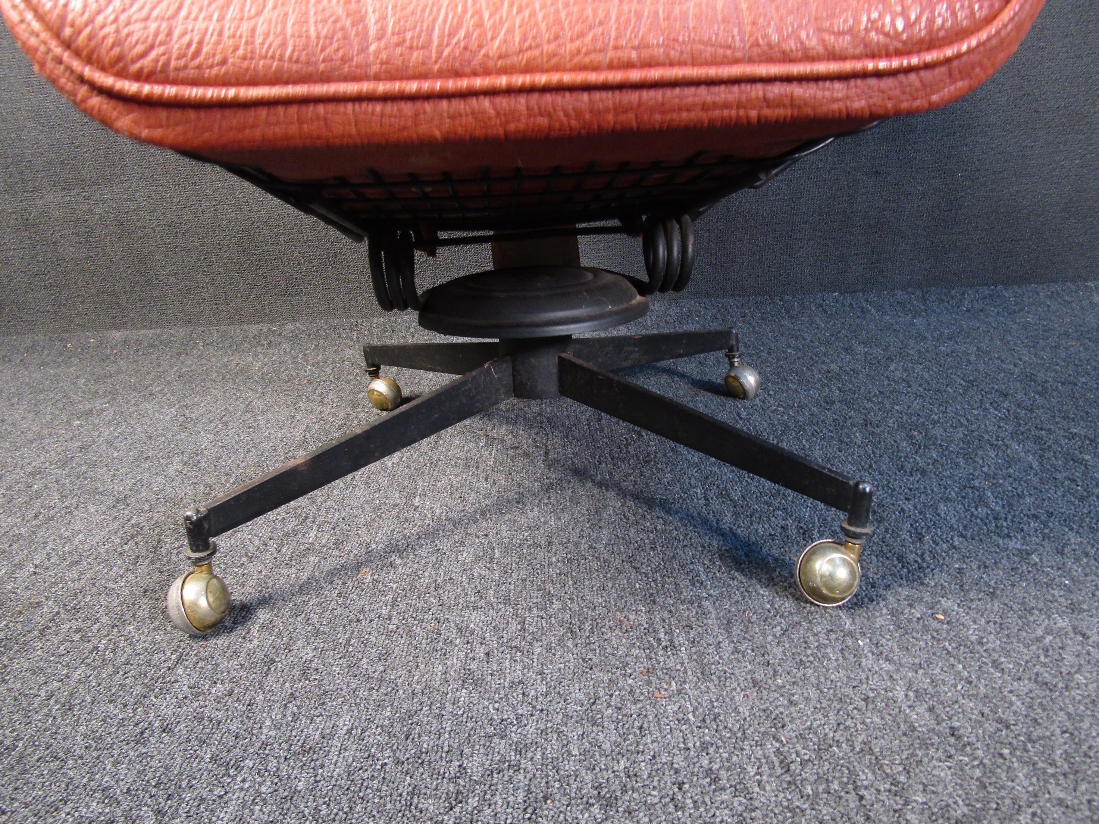 American Vintage Leather Office Chair