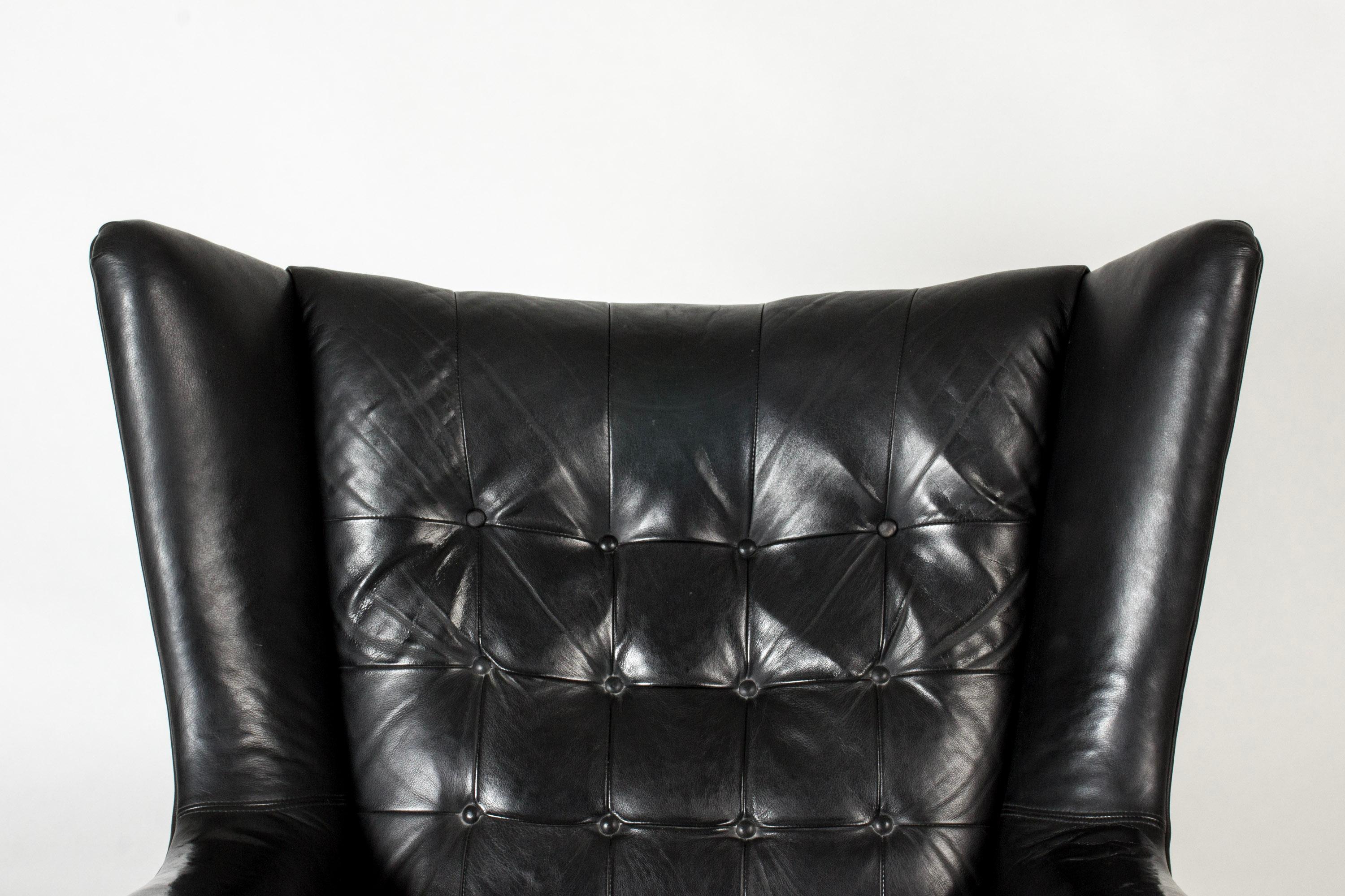 Mid-20th Century Vintage Leather 