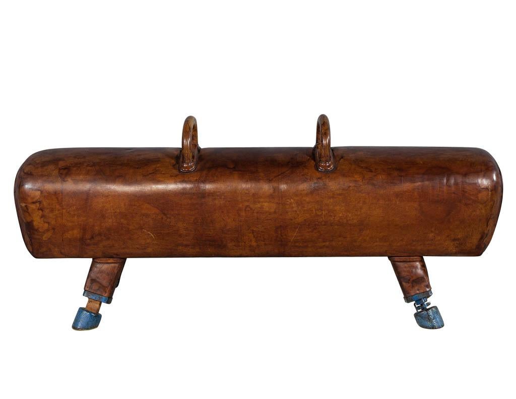 Vintage Leather Pommel Horse 1