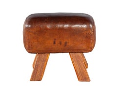 Vintage Leather Pommel Horse Stool Circa 1950’s