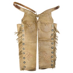 Used Leather R. T. Frazier Shotgun Chaps