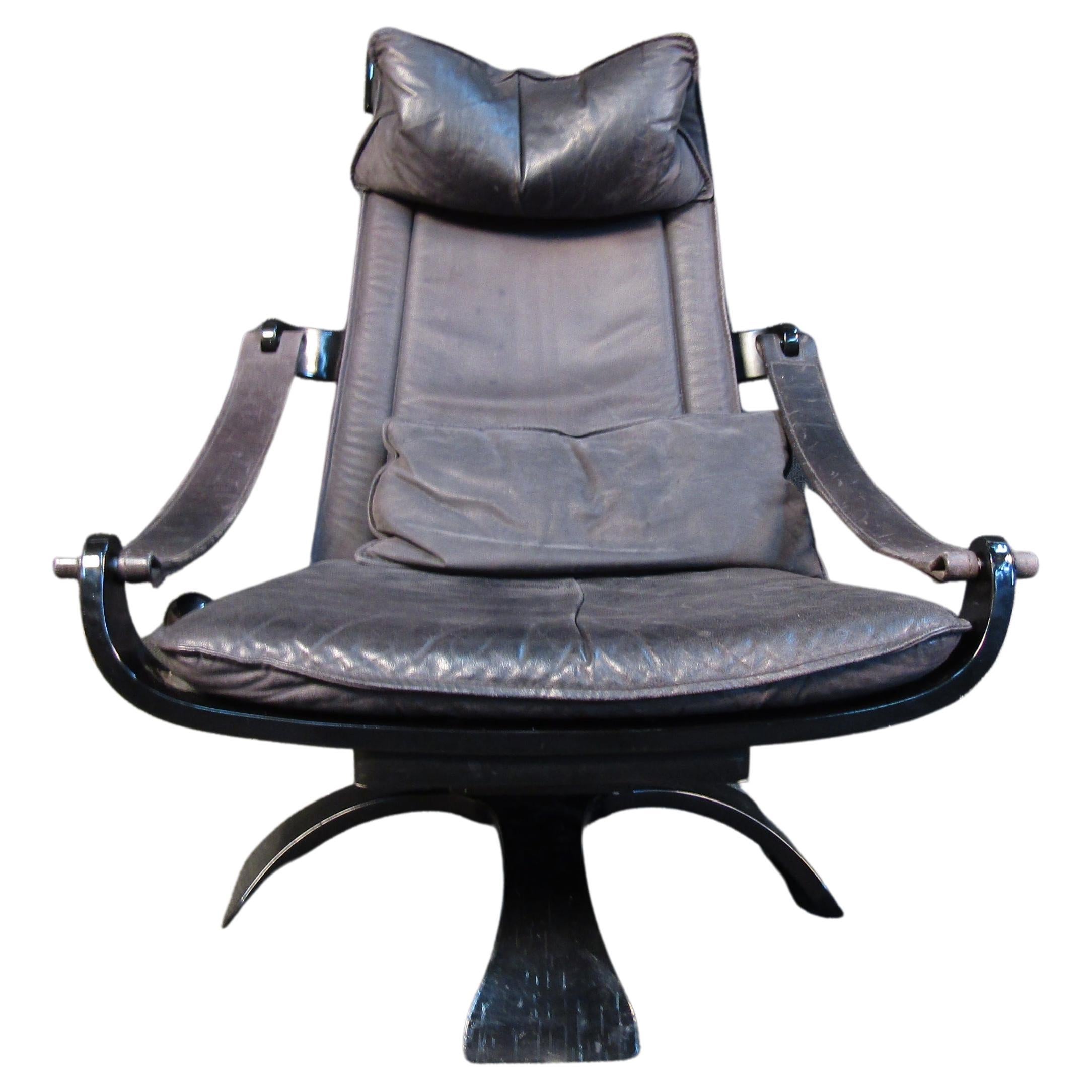 Vintage Leather Reclining Chair