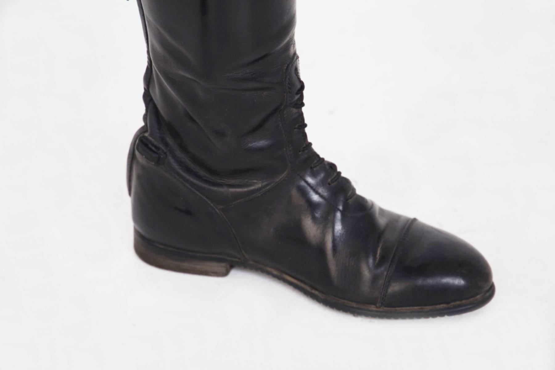 Stivali da equitazione in pelle vintage in vendita 6