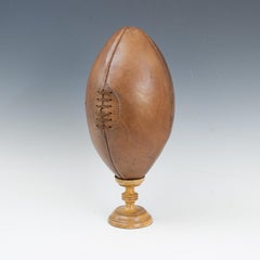 Vintage Leather Rugby Ball