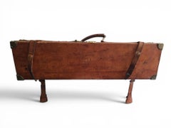 Vintage Leather Shotgun Case, Mid-20th Century, circa 1950