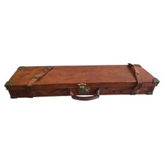 Vintage Leather Shotgun Case, Mid-20th Century, circa 1950
