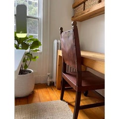 Vintage Leather Side Chair