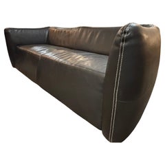 Vintage Leather Sofa, Belgium, Circa 1970s